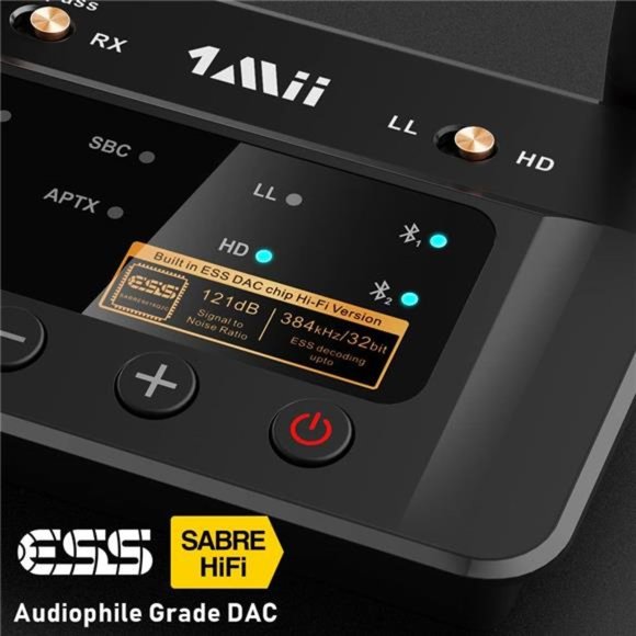 B03Pro Bluetooth 5.0 Transmitter Receiver for Home Stereo TV, HiFi Wireless - Picture 5 of 6